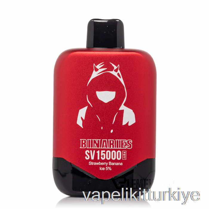 Vape Elektronik Sigara Ufuk Ikili Dosyalar Sv15000 Tek Kullanımlık çilek Muz Buz